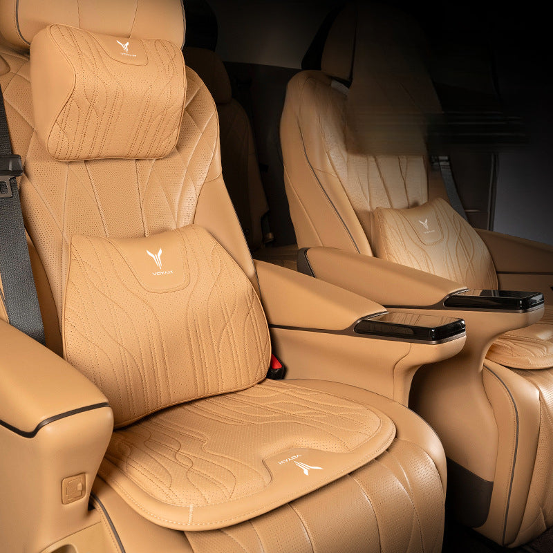 Voyah FREE & Dreamer Leather Headrest and Lumbar Support Cushions - EVVYO