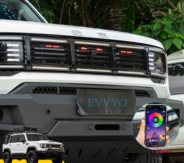 BJ40E LED Grille Yellow Lights – Waterproof High-Brightness Daytime Running Lamps