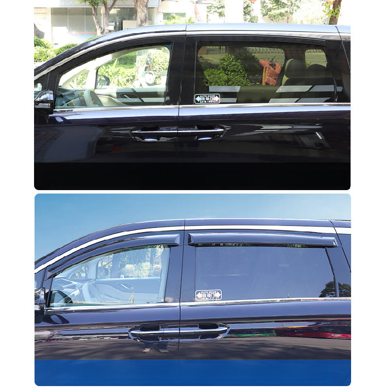 2025 Voyah Dreamer Rain Guard Window Visor – Black Trim Deflector
