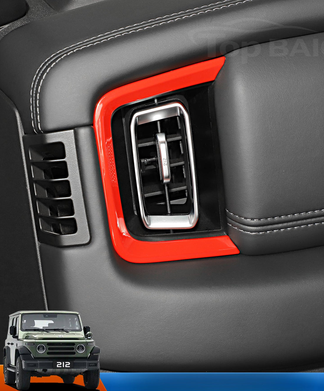 BAW 212 Air Vent Trim Frames |   Central Console Interior Upgrade