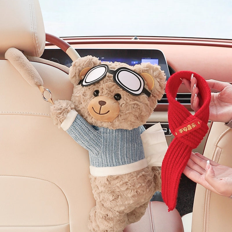 Creative Car Tissue Box – Hanging Cute Cartoon Car Tissue Holder