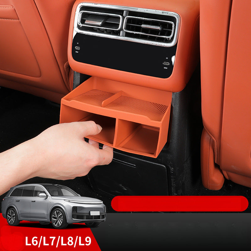 Li Auto L6/L7/L8 Rear Silicone Storage Box - EVVYO