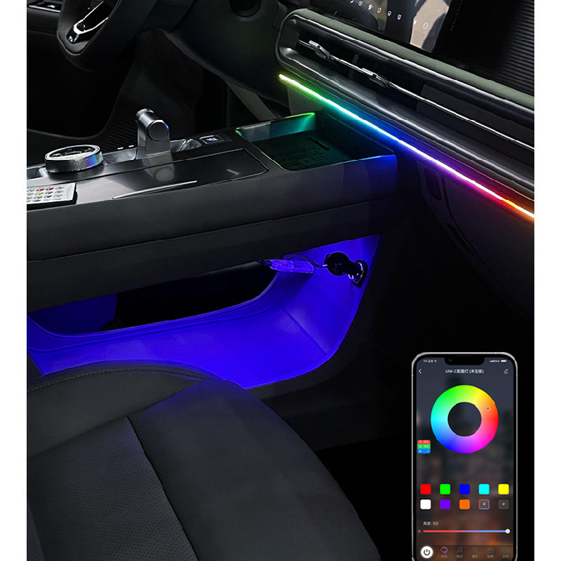 BAIC BJ30 Center Console Ambient Light Strip – Storage Box Illumination