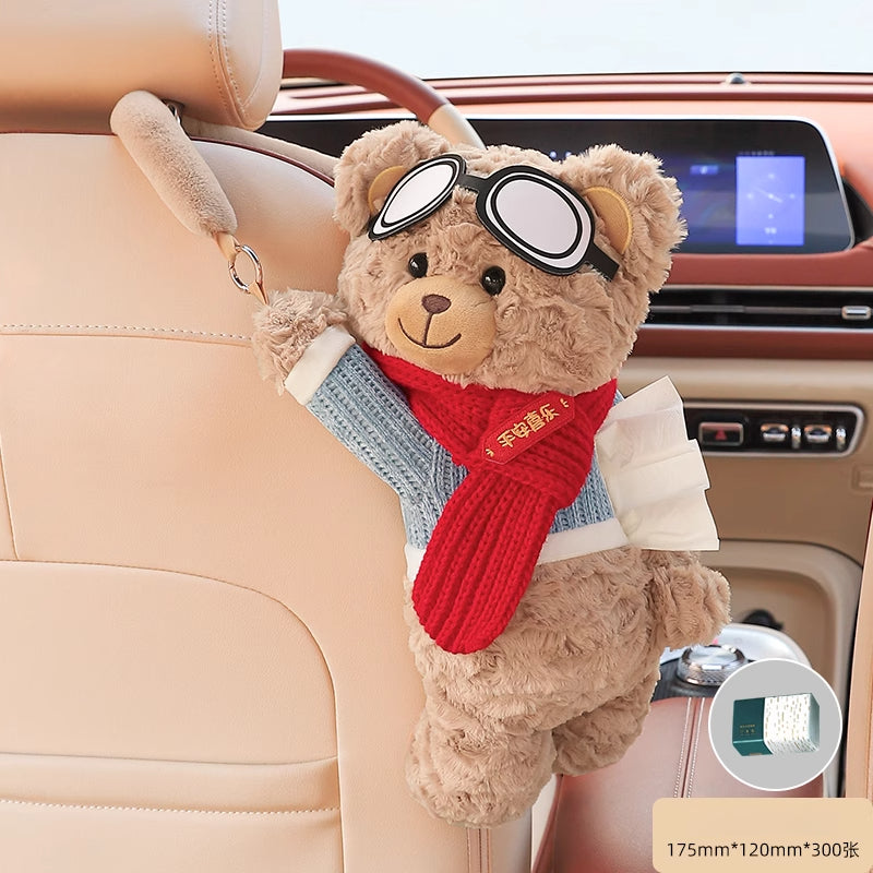 Creative Car Tissue Box – Hanging Cute Cartoon Car Tissue Holder