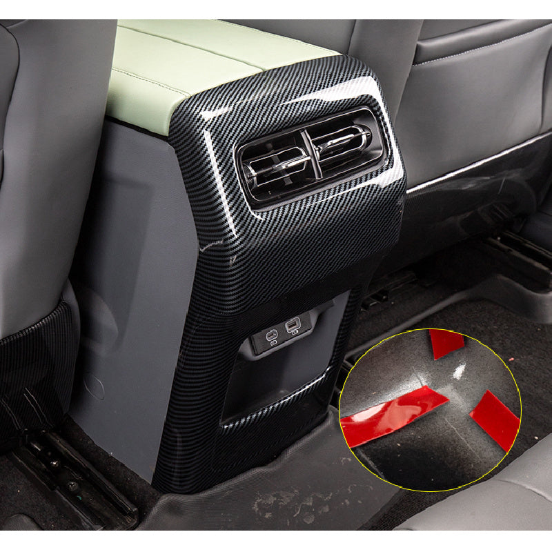BAIC BJ40E Center Console Gear Shift Frame Trim – Carbon Fiber Protective Sticker