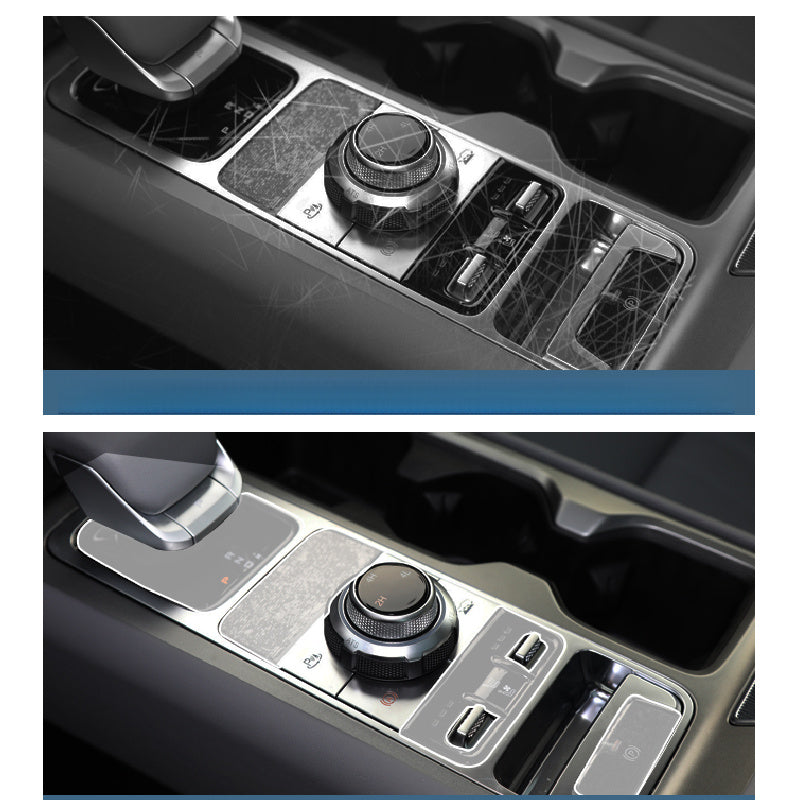 BJ40E TPU Interior Protective Film Set – Steering, Gear & Panel Protection