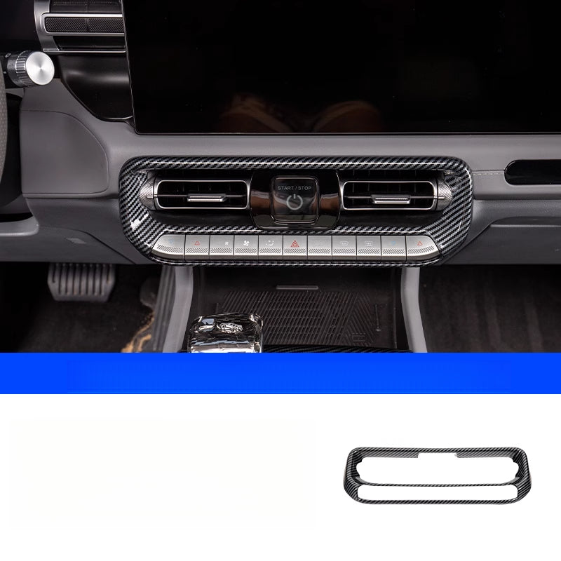 BAIC BJ40E Center Console Gear Shift Frame Trim – Carbon Fiber Protective Sticker