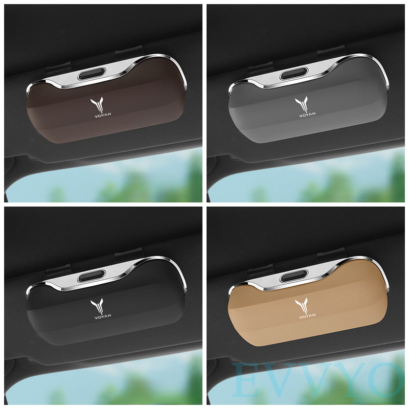 Voyah Car Sunglasses Holder |   Sun Visor Glasses Case with One-Touch Open