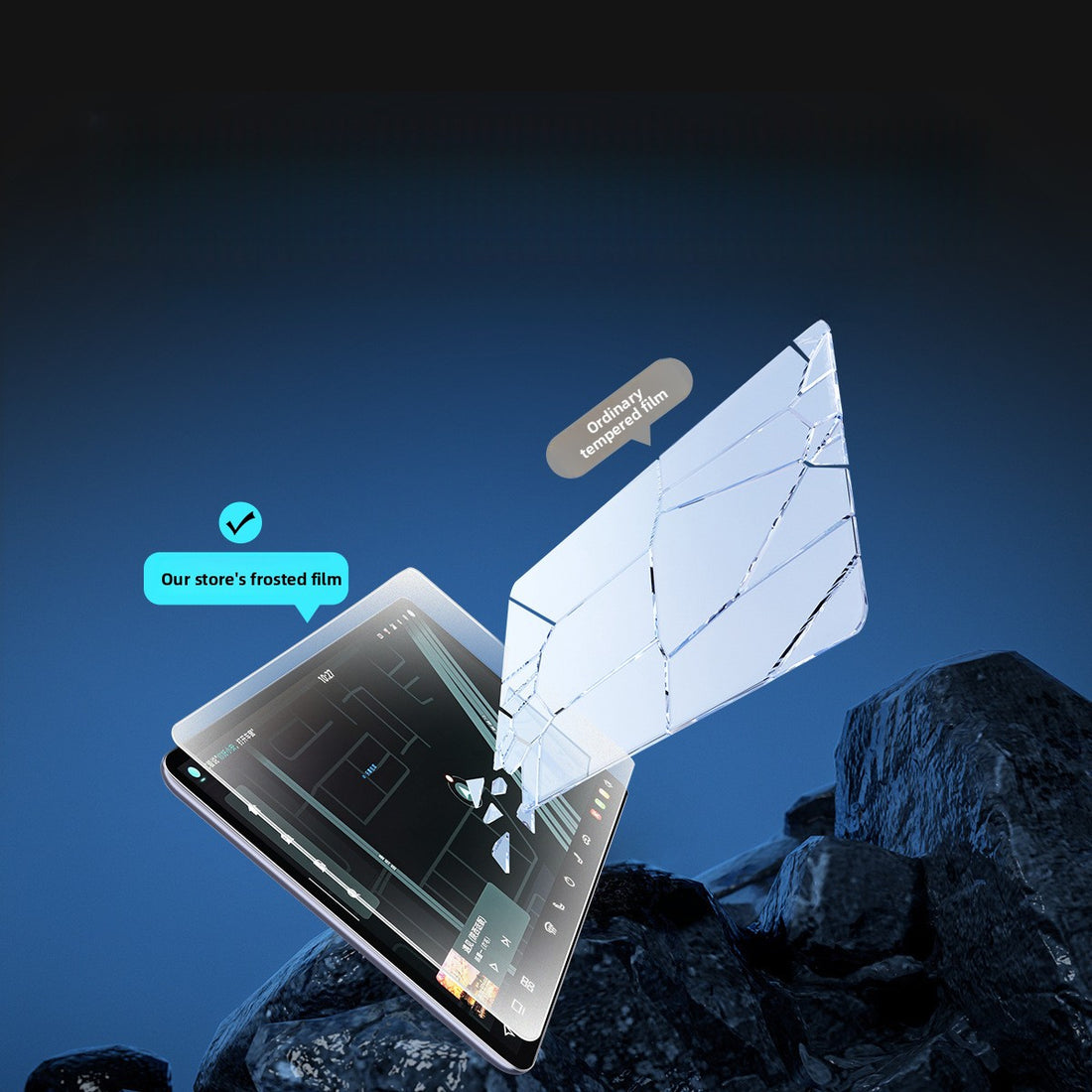 Neta X matte tempered glass screen protector - EVVYO