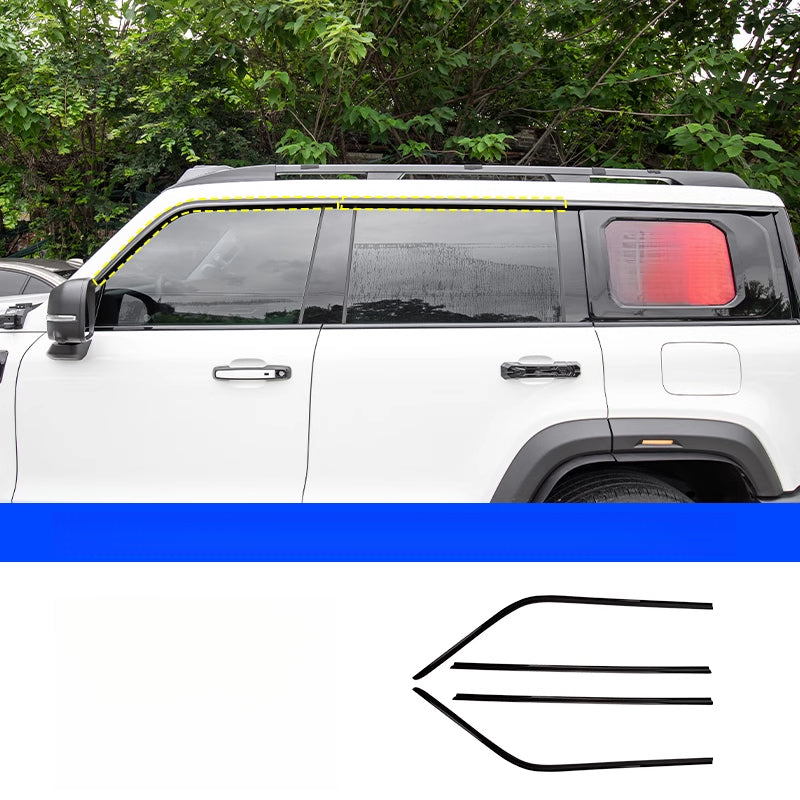 BAIC BJ40E Window Visor Rain Guard – Frameless Design