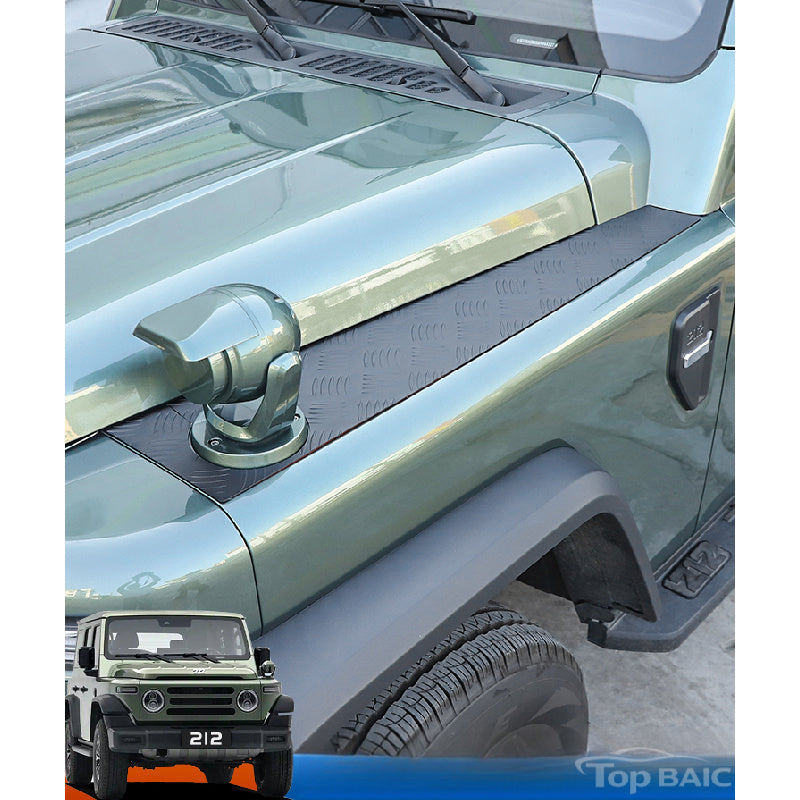 BAW 212 Hood Side Guard Plates |   Aluminum Alloy Off-Road Armor