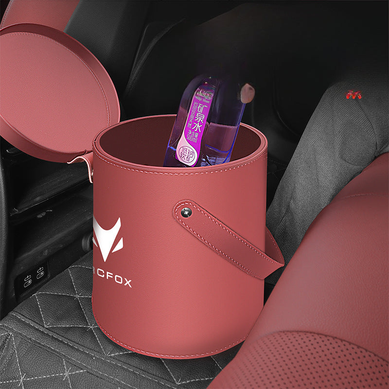 ARCFOX Alpha S/T/T5 Car Trash Bin | Large Capacity PU Leather - EVVYO