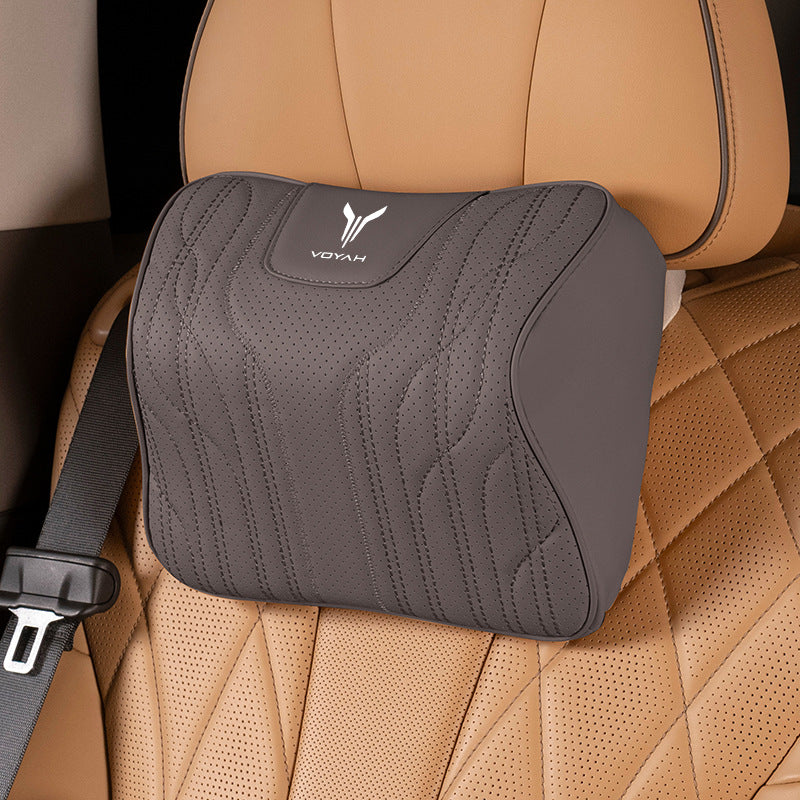 Voyah FREE & Dreamer Leather Headrest and Lumbar Support Cushions - EVVYO