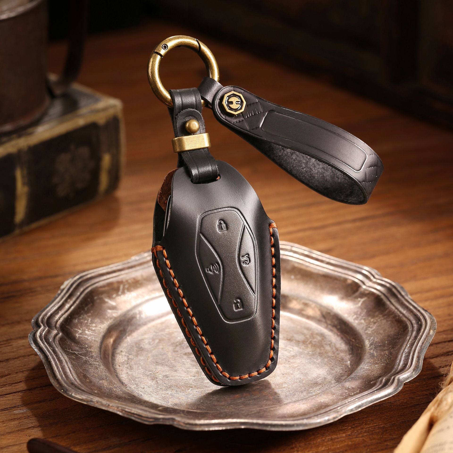 ARCFOX Alpha S/T Genuine Leather Handmade Key Cover - EVVYO