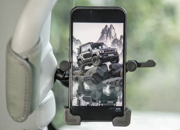 BJ40E A-Pillar Phone Holder – Driver’s Seat Car Mount for Navigation
