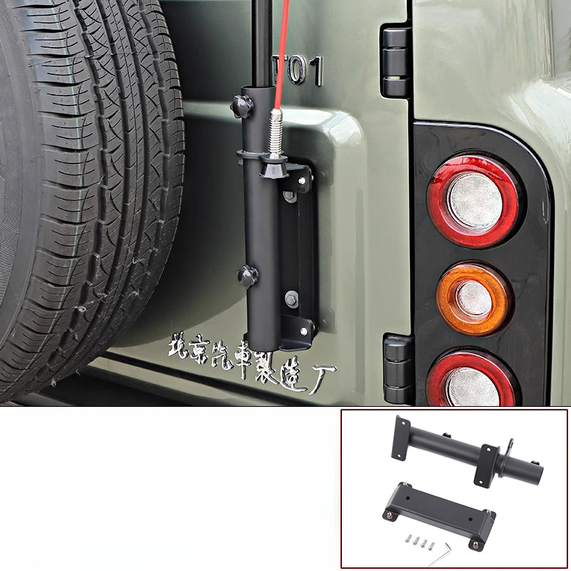 BAW 212 Tailgate Flagpole & Antenna Bracket |   Dual-Function Upgrade