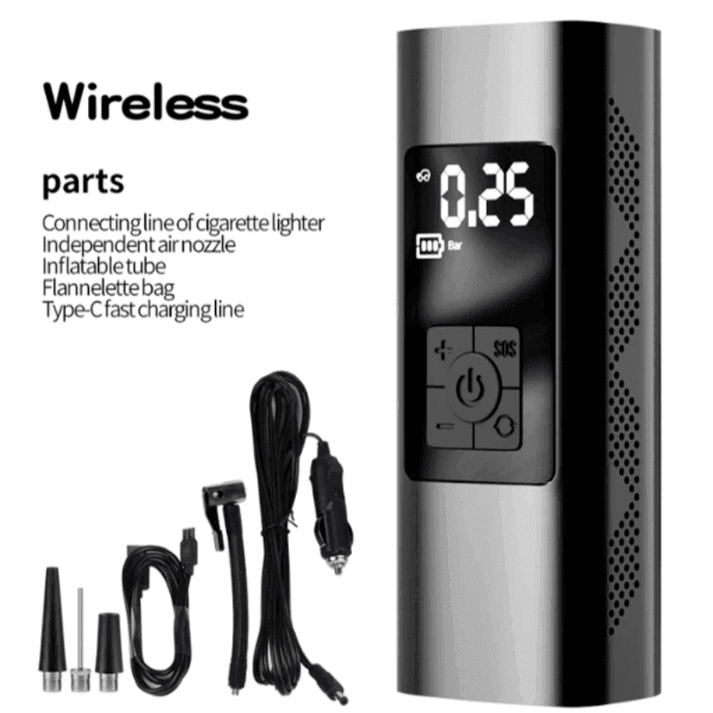 Portable Rechargeable Wireless Electric Tire Inflator - EVVYO
