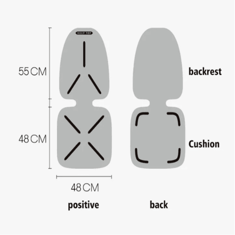 Car Child Safety Seat Pad Protection Bottom Wear Mat - EVVYO