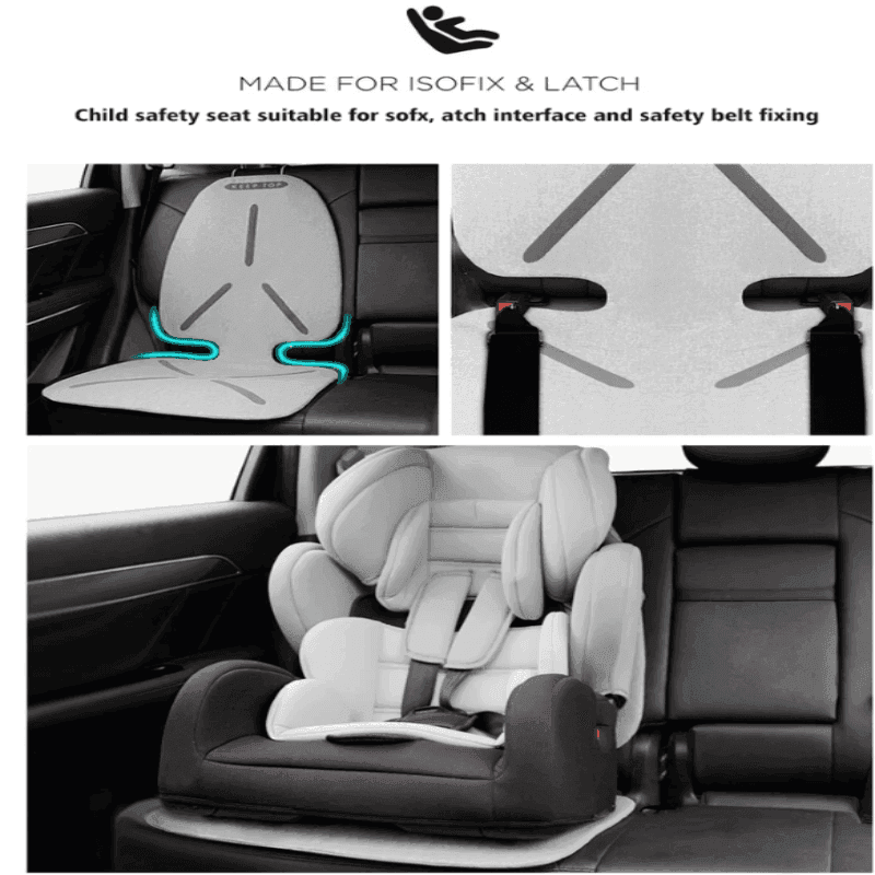 Car Child Safety Seat Pad Protection Bottom Wear Mat - EVVYO