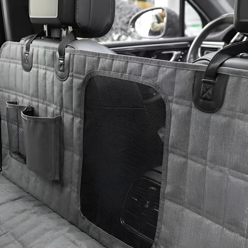 Dog Car Seat Cover with Mesh Window