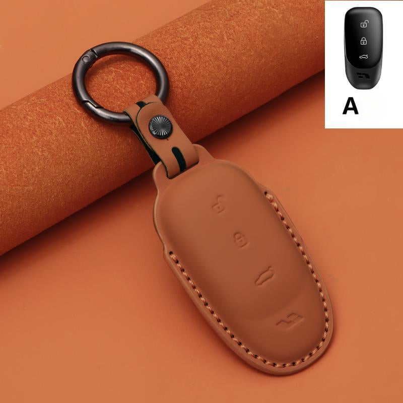 Li auto L9/L8/L7/L6/one key case-genuine leather smart key cover - EVVYO