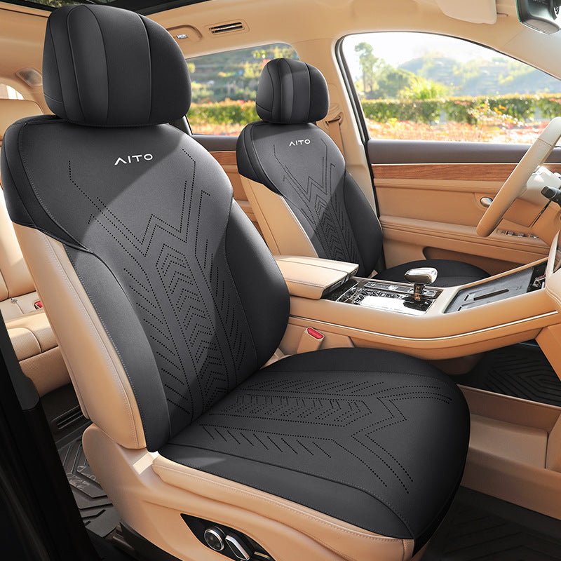 AITO M7 Seat Cushion Suede Half-Cover – Fits 5 & 6 Seats - EVVYO