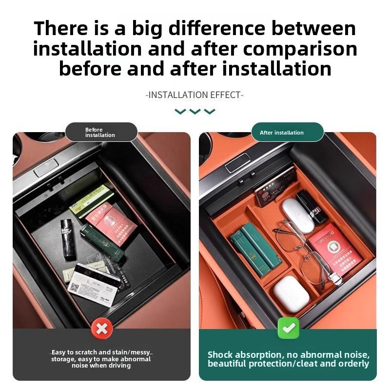 Li Auto L6/L7 Silicone Armrest Storage Box - EVVYO