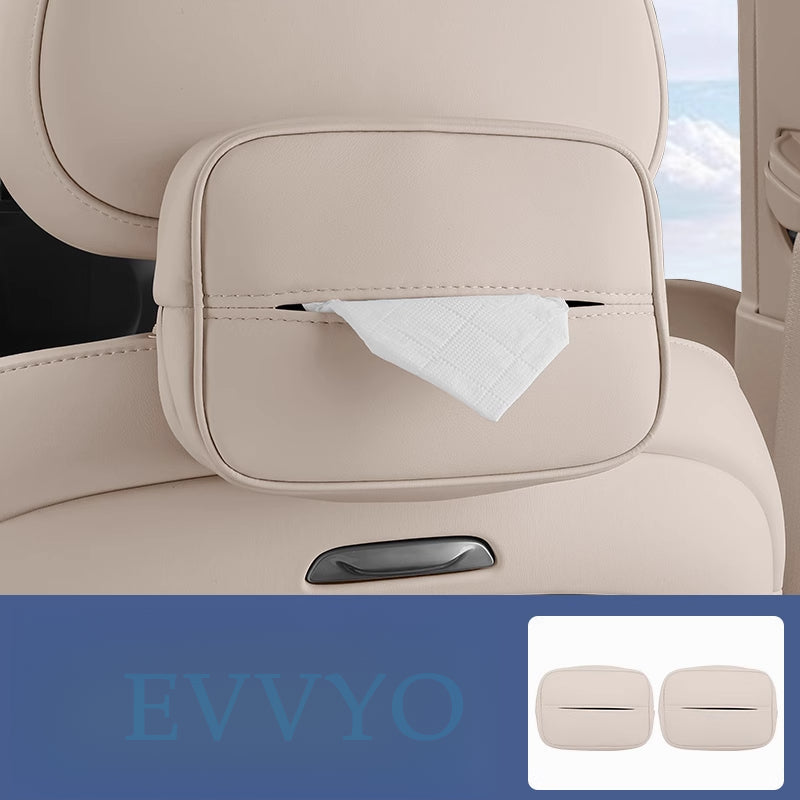 Voyah Dreamer Car Tissue Holder – Hanging Leather Pouch