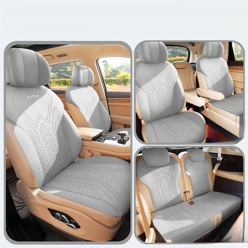 AITO M7 Seat Cushion Suede Half-Cover – Fits 5 & 6 Seats - EVVYO