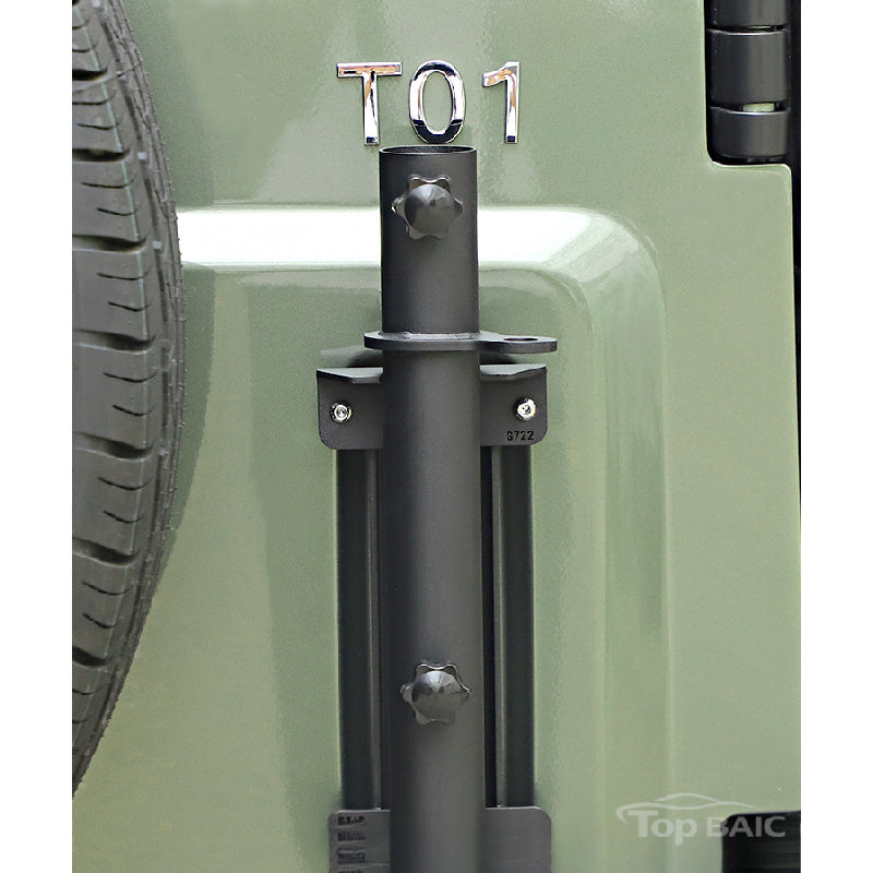 BAW 212 Tailgate Flagpole & Antenna Bracket |   Dual-Function Upgrade
