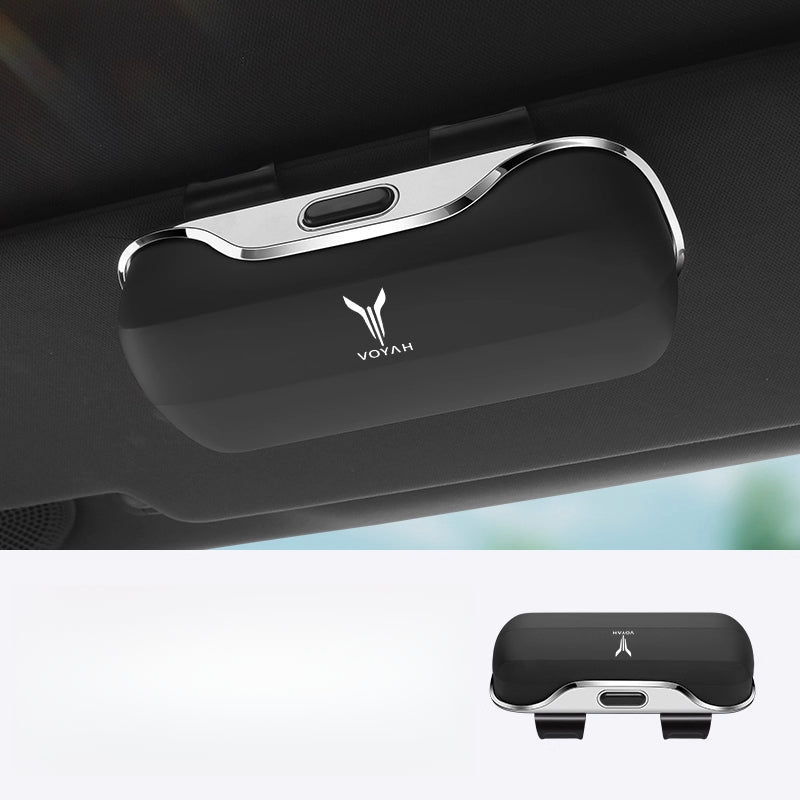 Voyah Car Sunglasses Holder |   Sun Visor Glasses Case with One-Touch Open