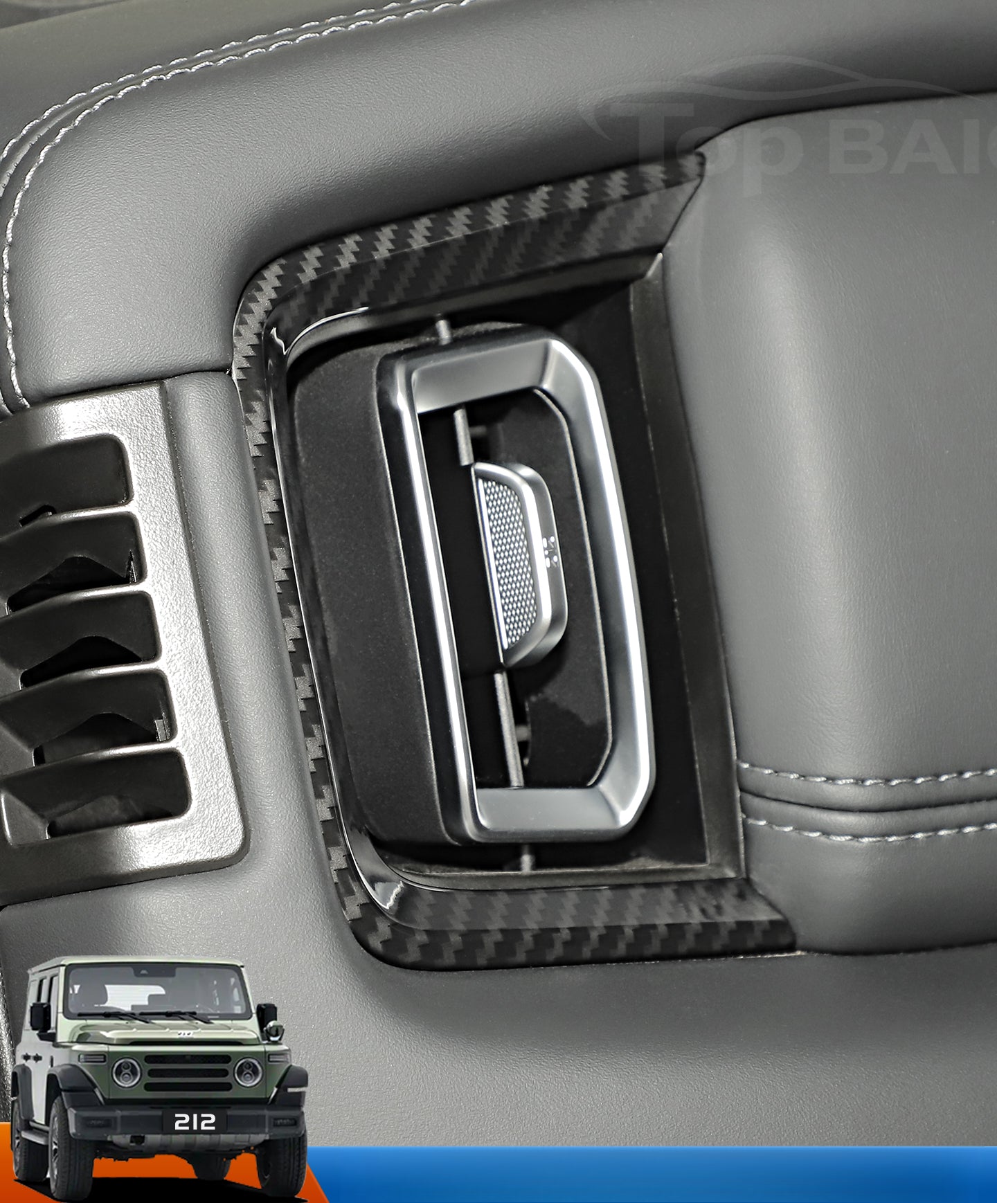 BAW 212 Air Vent Trim Frames |   Central Console Interior Upgrade