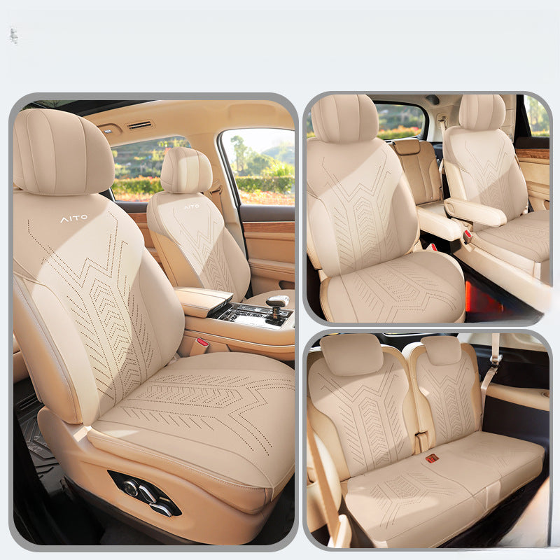 AITO M7 Seat Cushion Suede Half-Cover – Fits 5 & 6 Seats - EVVYO