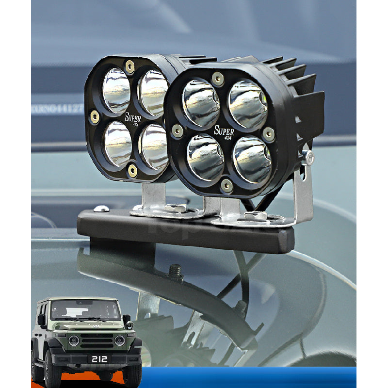 BAW 212 Hood Expansion Bracket |   Off-Road Light Mount