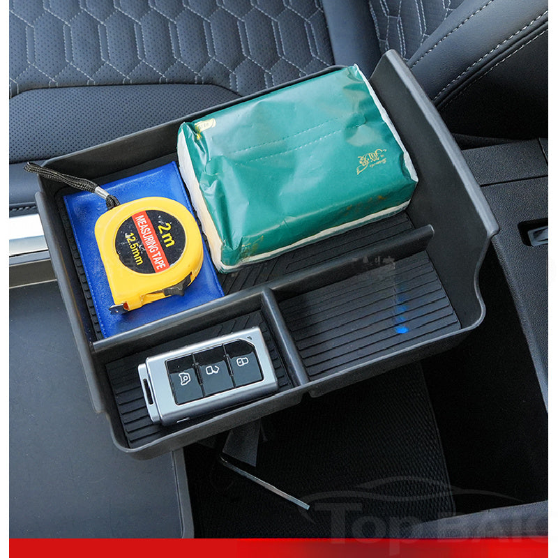 BAW 212 Center Armrest Storage Box |   Multi-Compartment Organizer