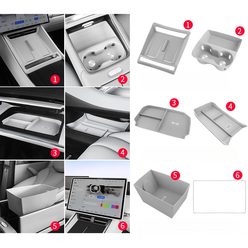 Luxeed S7 Armrest Storage Silicone Organizer - EVVYO