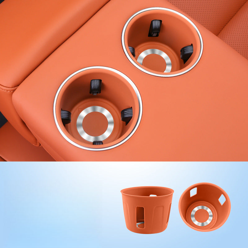 Li Auto L6–L9/MEGA Silicone Cup Holder Mat & Tray - EVVYO