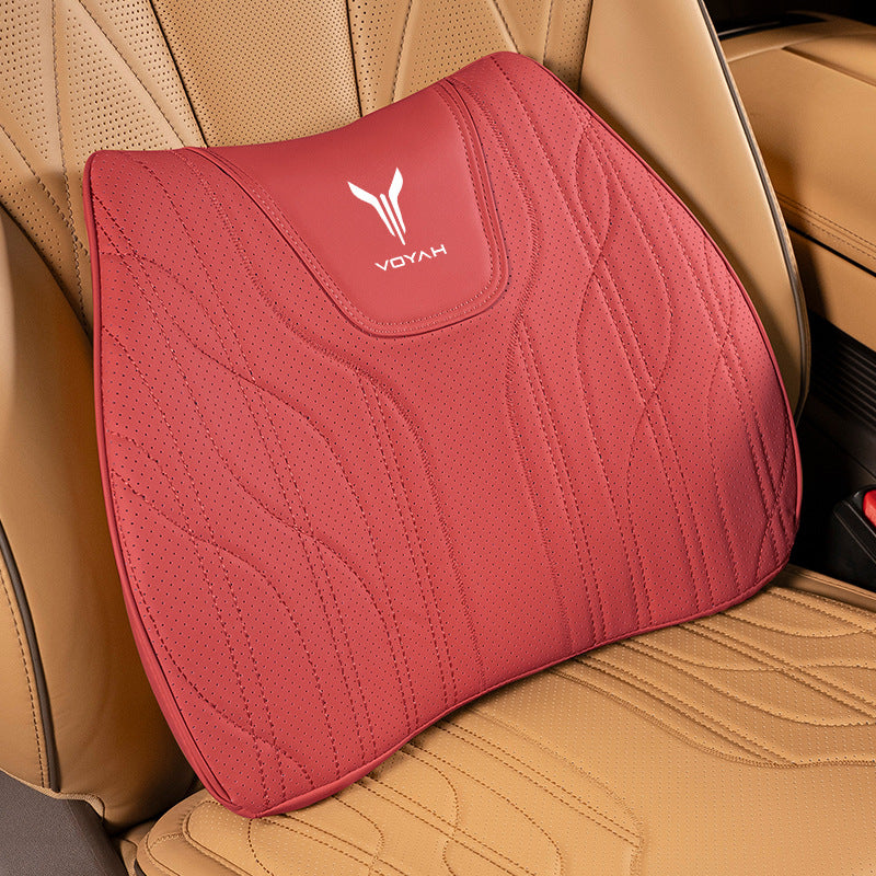 Voyah FREE & Dreamer Leather Headrest and Lumbar Support Cushions - EVVYO