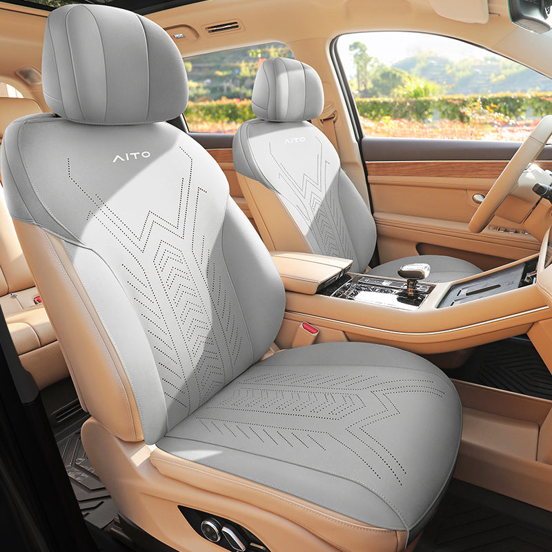 AITO M7 Seat Cushion Suede Half-Cover – Fits 5 & 6 Seats - EVVYO