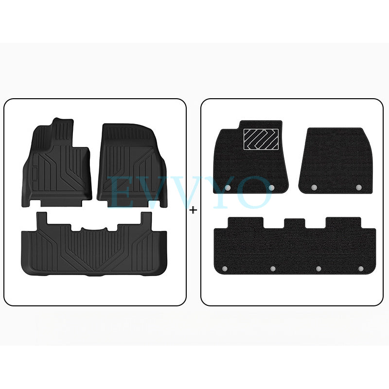 Arcfox Alpha T5 TPE Floor Mats - Wear-Resistant & Waterproof - EVVYO