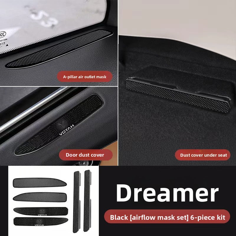 VOYAH Dreamer Seat Air Outlet Cover – Stainless Steel Protective Guard