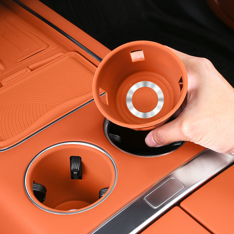 Li Auto L6–L9/MEGA Silicone Cup Holder Mat & Tray - EVVYO