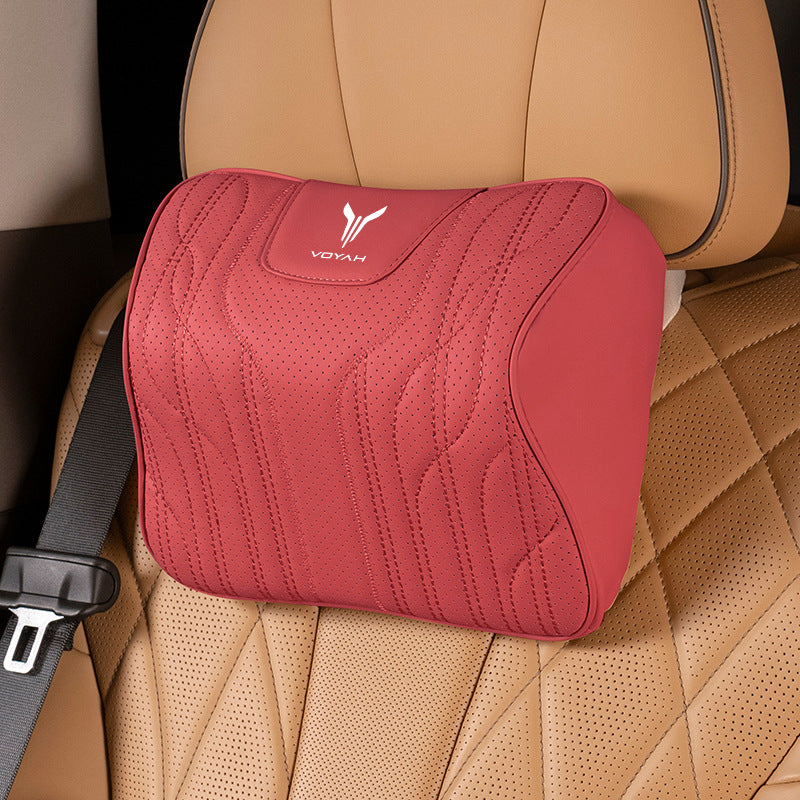 Voyah FREE & Dreamer Leather Headrest and Lumbar Support Cushions - EVVYO