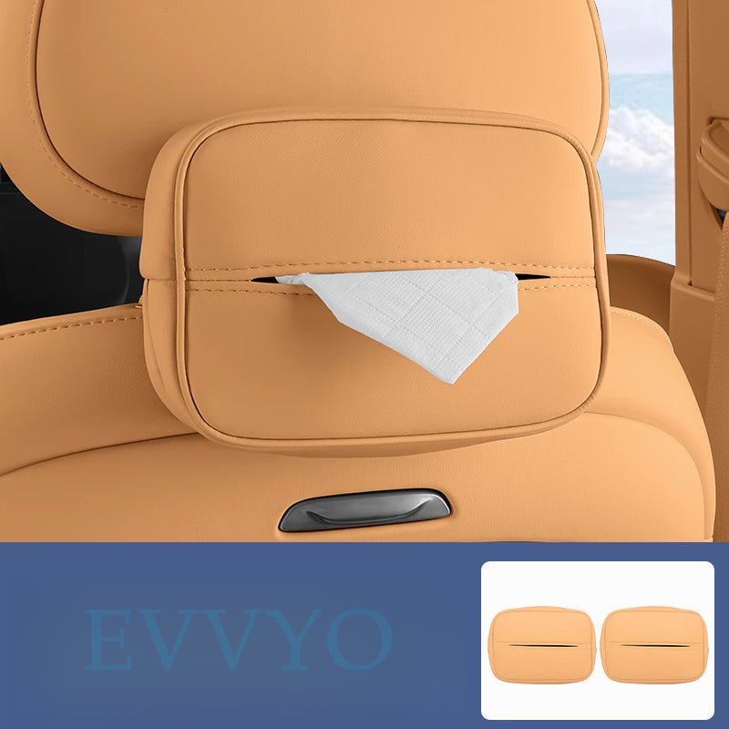 Voyah Dreamer Car Tissue Holder – Hanging Leather Pouch