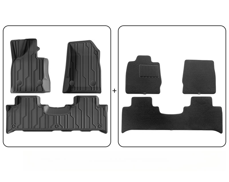 BAIC BJ40E TPE Floor & Trunk Mats – Waterproof, Wear-Resistant, Dual-Layer