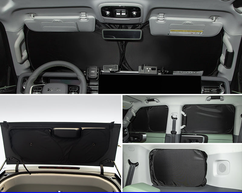 BAIC BJ40 Sunshade Set – Full Car Window Heat Insulation & UV Protection