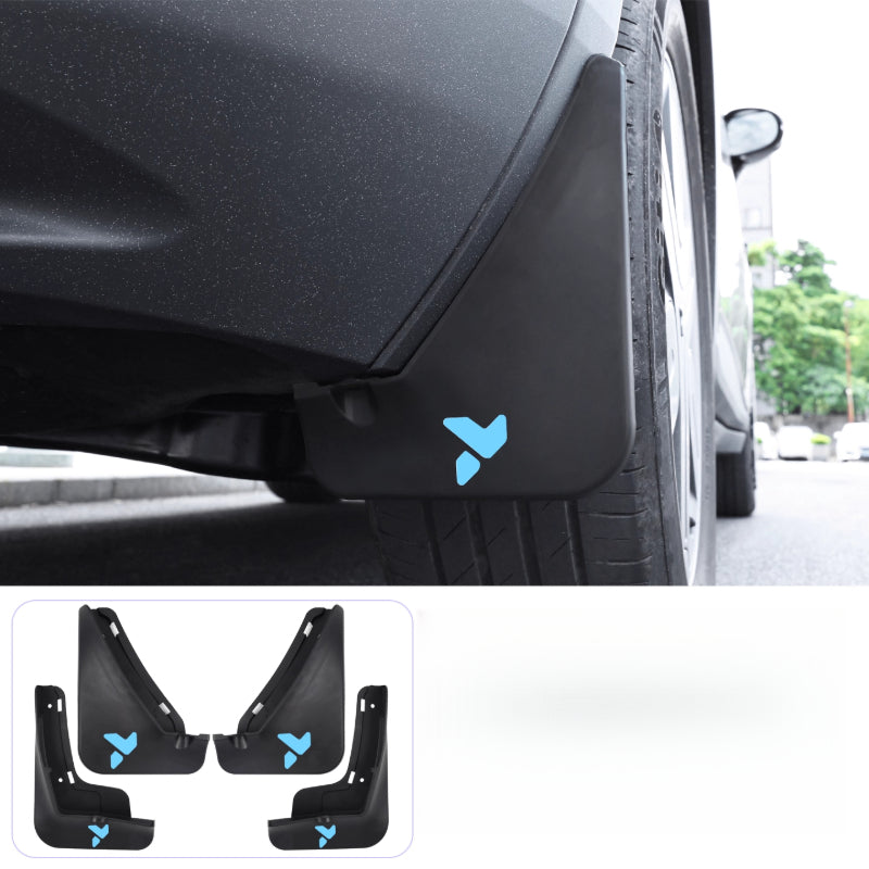 NIO Firefly Mud Flaps – Front & Rear Wheels, No-Drill Installation