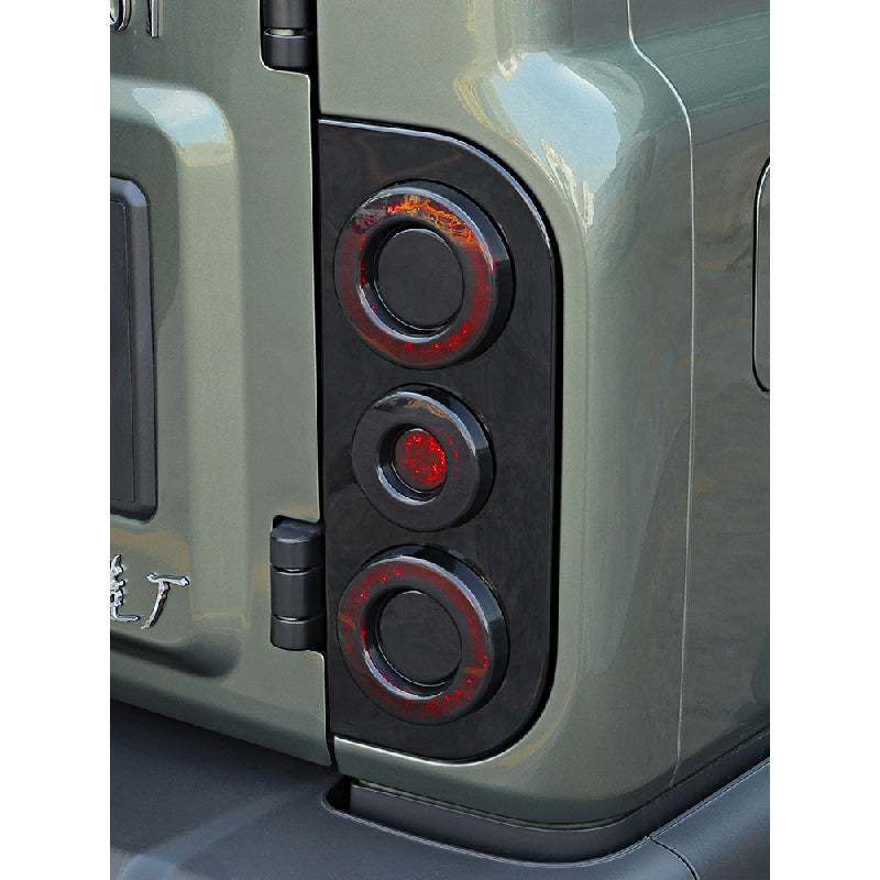 BAW 212 Smoked Tail Light Covers |   Black Warrior Style