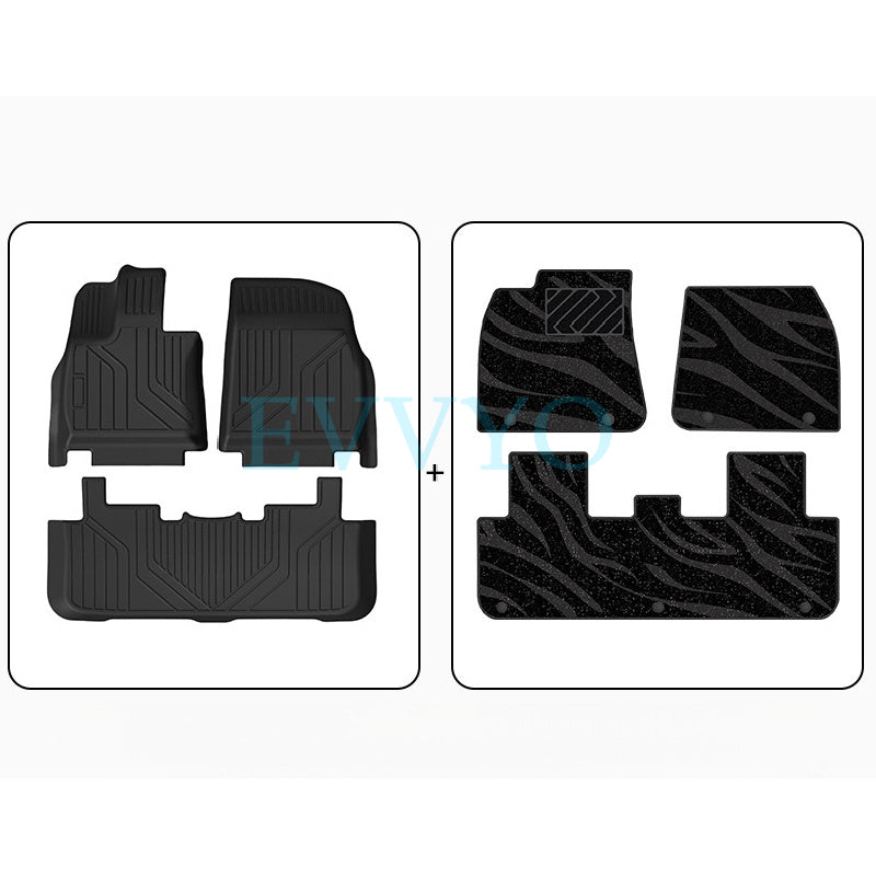 Arcfox Alpha T5 TPE Floor Mats - Wear-Resistant & Waterproof - EVVYO