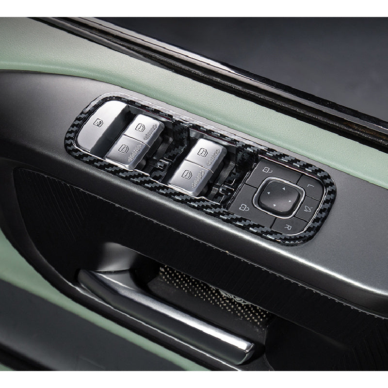 BAIC BJ40E Center Console Gear Shift Frame Trim – Carbon Fiber Protective Sticker
